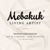 Mebakuk Cloth Napkins Set of 6, Premium 17 x 17
