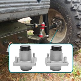 Front Wheel Hub Assembly Kit with Bearings Seals 2Pcs Replacement for 1982-2002 Models Club Car DS Golf Cart Replace# 1011892