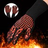 1472℉/800℃ Extreme Heat Resistant BBQ Gloves Anti slip Kitchen Oven