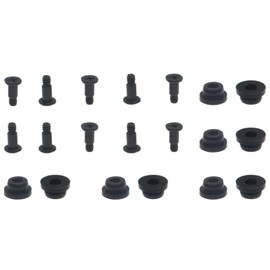 HAJXZH 10 Pcs 2.5 Inch Hard Disk Drive Shock Absorbing Screws PC Hard Disk Drive Mounting Accessories with Shock Absorption Rubber Washer for HDD SSD