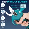 Electric Pruning Shears, Cordless Electric Scissors with 2 PCS Rechargeable