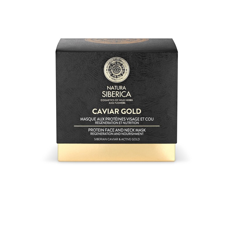 Natura Siberica Caviar Gold Protein Face and Neck Mask 50