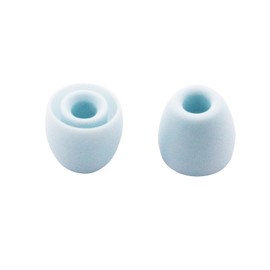 ALXCD Replacement Ear Tips for Powerbeats Pro Headphone, 4 Pairs S/M/L/D 4 Sizes Soft Silicone Earbud Tips Eartips, Fit for Powerbeats Pro 4 Pairs (Glacier Blue)