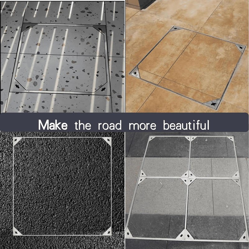 Invisible 201 Stainless Steel Manhole Cover and Frame 24x24 In