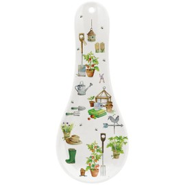 The Leonardo Collection Green Fingers Spoon Rest | Durable Spoon Rest Kitchen for Spoons | Tea Spoon Holder for Kicthen & Home | Ideal Utensils Holder & Teaspoon Rest Gift for Women & Men