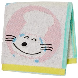 Hayashi PL456100 Towel Handkerchief, Multicolored, Approx. 9.8 x 9.8 inches (25 x 25 cm), 11 Piki Cats, Croquette Sushi