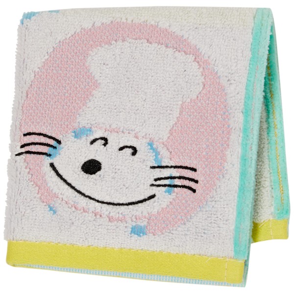 Hayashi PL456100 Towel Handkerchief, Multicolored, Approx. 9.8 x 9.8 inches (25 x 25 cm), 11 Piki Cats, Croquette Sushi