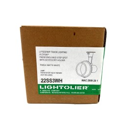 Lightolier 22SS3WH Lytespan Track Alcyon  WHITE LIGHTING NEW! SEALED!