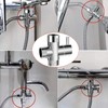 G1/2" Shower Diverter Valve - 3-Way Shower Splitter with Rubber