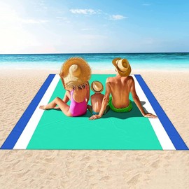 Manta de playa, Manja de picnic, manta de playa, manta de playa de 83 "x79" Maneta de picnic extra grande a prueba de arena y alfombra de playa portátil impermeable for viajar, acampar, senderismo