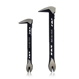 Spec Ops Tools 8" and 10" Nail Puller Cats Paw Pry Bar, High-Carbon Steel