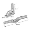 Laroal 4 Pieces Loft Hatch Hinge Cabinet Foldable Hinge Flat