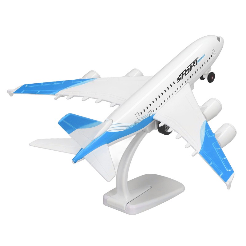 Alloy Airplane Model Aircraft Model 5 Lights Passenger Jet Toy