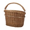 KLICKfix Farradtasche Weidenkorb Mini Lenkerkorb, Braun, 13 Liter