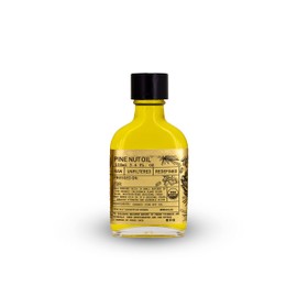 OILURY Fresh Raw Cold Pressed Organic Pine Nut Oil 100ml - 100% Pure & Natural Cooking Oil, Rich in Nutrients, Ideal for Salad Dressings, Cooking, Skincare & Haircare