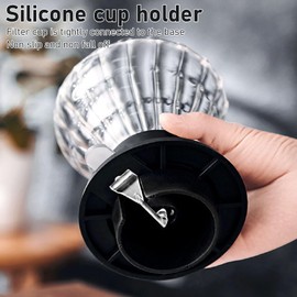 Pour Over Cone Coffee Dripper, Prevent Fall Off Pour Over Coffee Dripper High Temperature Resistance Easy Cleansing for Immersion Extraction for Home Use