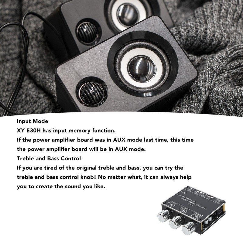 XY E30H 2.1 Channel Bluetooth Power Amplifier Board APP Control