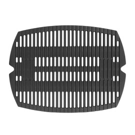7582 Cooking Grid Grates for Weber Q100 Q1200 Q1400 Q120 Q1000 Gas Grills, 50060001 51060001 52020001,BBQ Accessories for Weber Baby Q, Matte Cast Iron,1 Pack