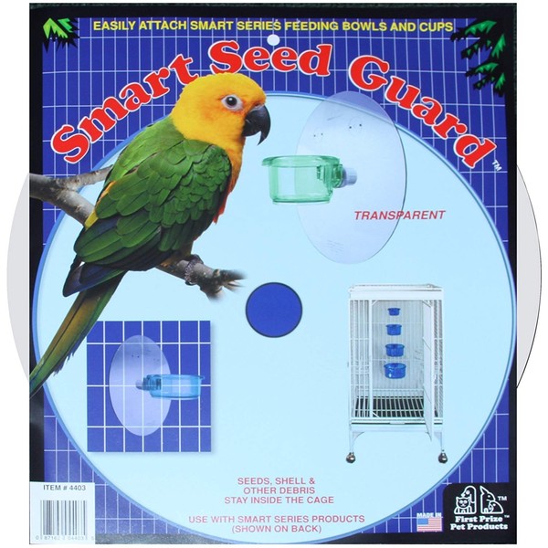First Prize Pets SmartCrock Seed Guard, 10 Inches Diameter, for