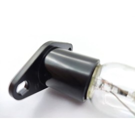 junxuan 5304424251 For Frigidaire Microwave Lamp Light Bulb and Socket Assembly Replacement