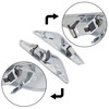 TJHSM 1 Pair Chrome Front Side Moulding Trim Finisher Replacement