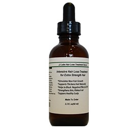 Intensive Hair Loss Treatment for Extra Strength Hair, Argan Oil, Growth Serum (2.3oz, Dropper Dispenser)