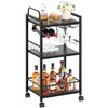 Bar Cart for The Home, 3 Tier Kitchen Carts with