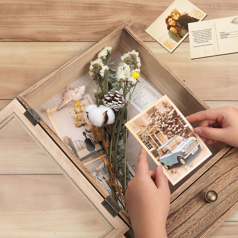 Butizone Shadow Box Frame, 3.2" Deep Shadow Box Display Case