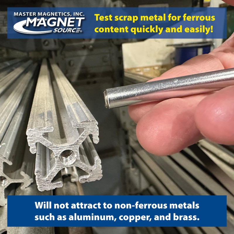 Master Magnetics Neodymium Magnetic Pick-Up Tool with Pocket Clip -