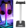 RGB Gaming Headset Stand Type C USB LED Headphone Holder