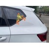 Calcomanía de coche 3D con diseño de rana de árbol,