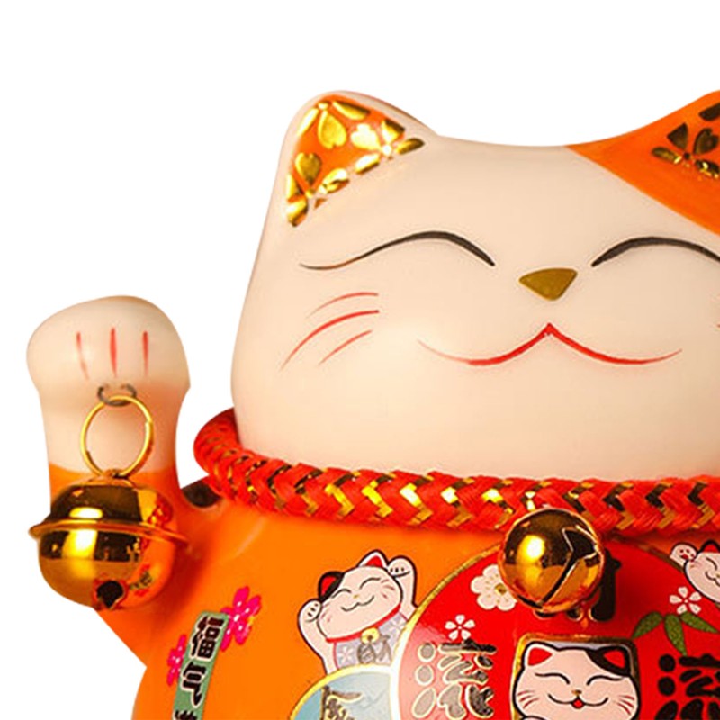 Lucky Cat Coin Bank 4.5in Exquisite Cute Bring Luck Good