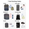 Ceneda Suitcase Organiser, Packing Cubes, Compression 7 Pieces, Suitcase Organiser