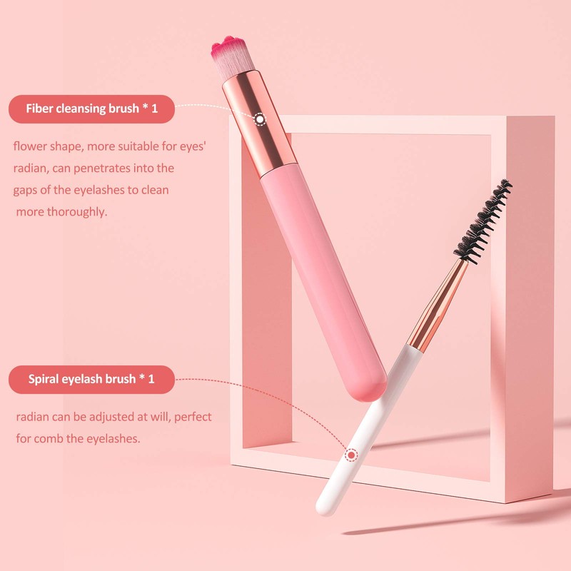 BREYLEE Eyelash Shampoo, Eyelash Shoam Eyelash Care for Salon and