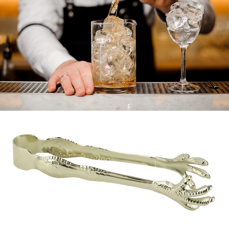 Claw Style Ice Tong Stainless Steel Hand Polished Eagle Claw