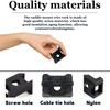 Pack of 600 Screw-On Cable Ties Holder, Cable Fastening, Cable