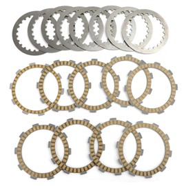 Topteng Clutch Plate Kit, Clutch Kit Disc Plates Steel & Friction Plates fits for Yamaha FZ400 4YR 1997