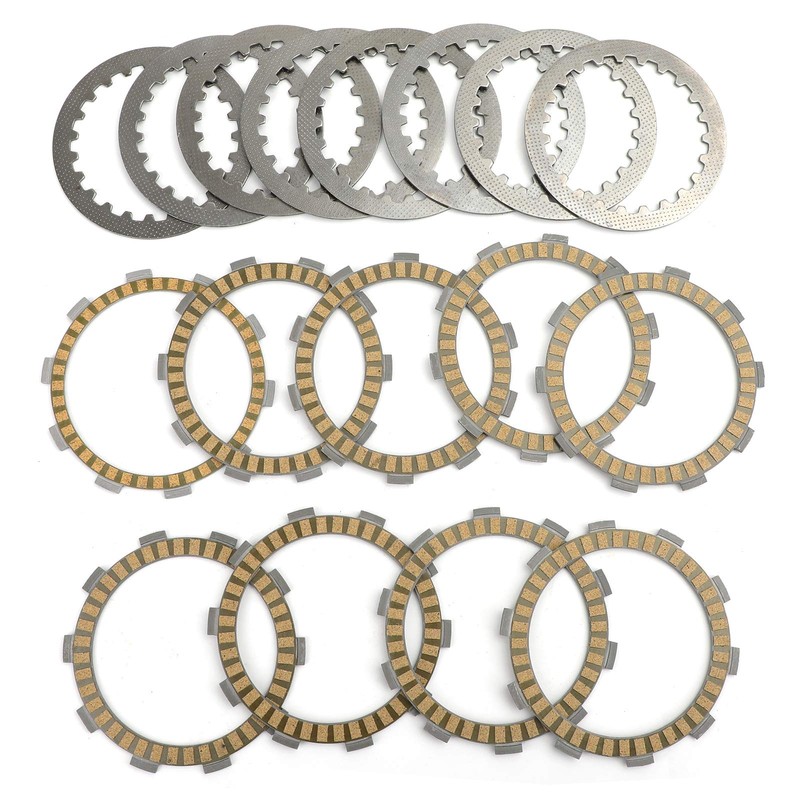 Topteng Clutch Plate Kit, Clutch Kit Disc Plates Steel &