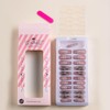 Kit De 24 Uñas Postizas De Gel Francesas A Presión,