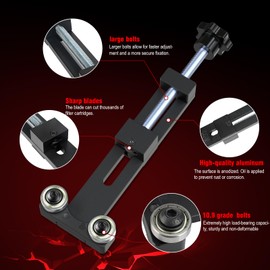 3mirrors Oil Filter Cutter Oil Filter Cutting tool with 3 Cutting Blade Fits Filter Cutting Range 1.95in-5.89in