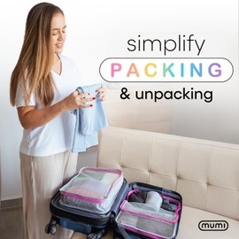 Cubos Organizadores de Equipaje mumi (5 Set) (Agua)