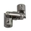 BE-TOOL U-Joint 8-8MM Universal Couplings Three-Section Universal Joint Joint Coupler