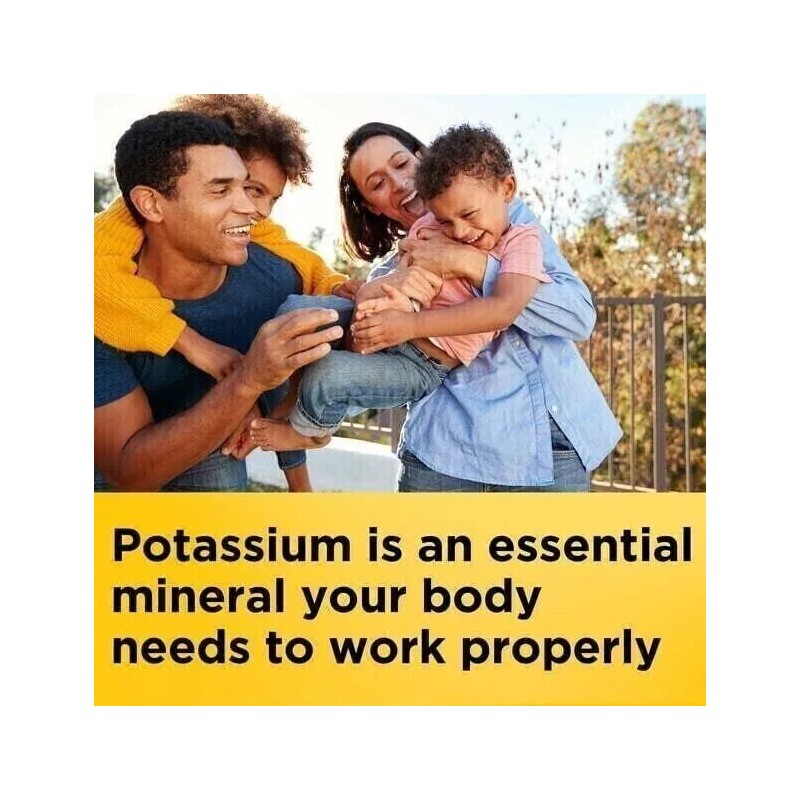 Nature Made 3 Pack Potassium 550mg 300 Tablets (3x100) No