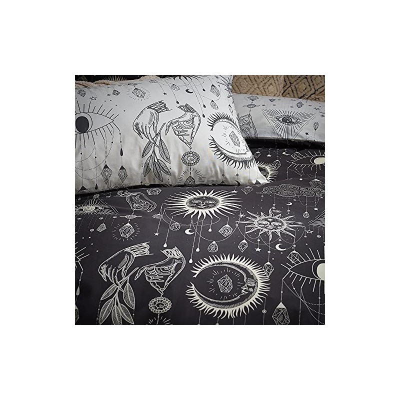 furn. Constellation Single Duvet Cover Set, Cotton, Polyester, Multi, 2