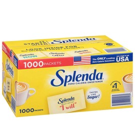 Splenda Zero Calorie Sweetener Packets Taste Sugar Gluten Free (1,000 Ct)