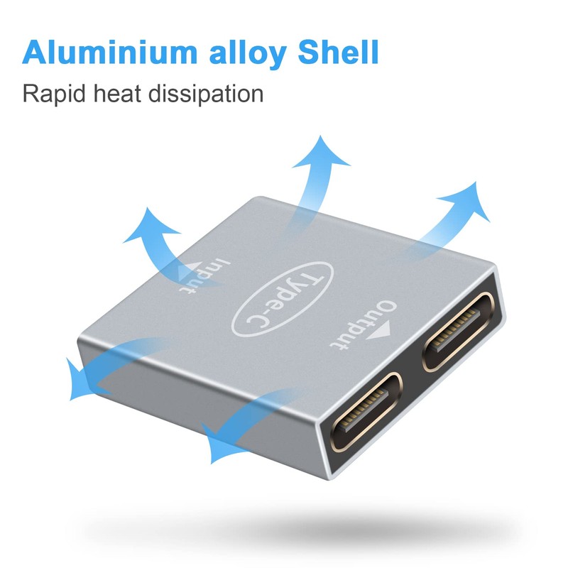 Duttek USB C Splitter, USB Typ C 1 auf 2