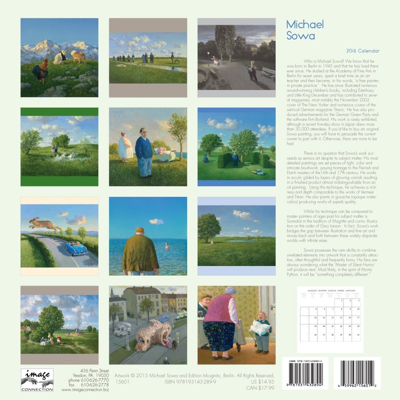 Michael Sowa 2016 Wall Calendar