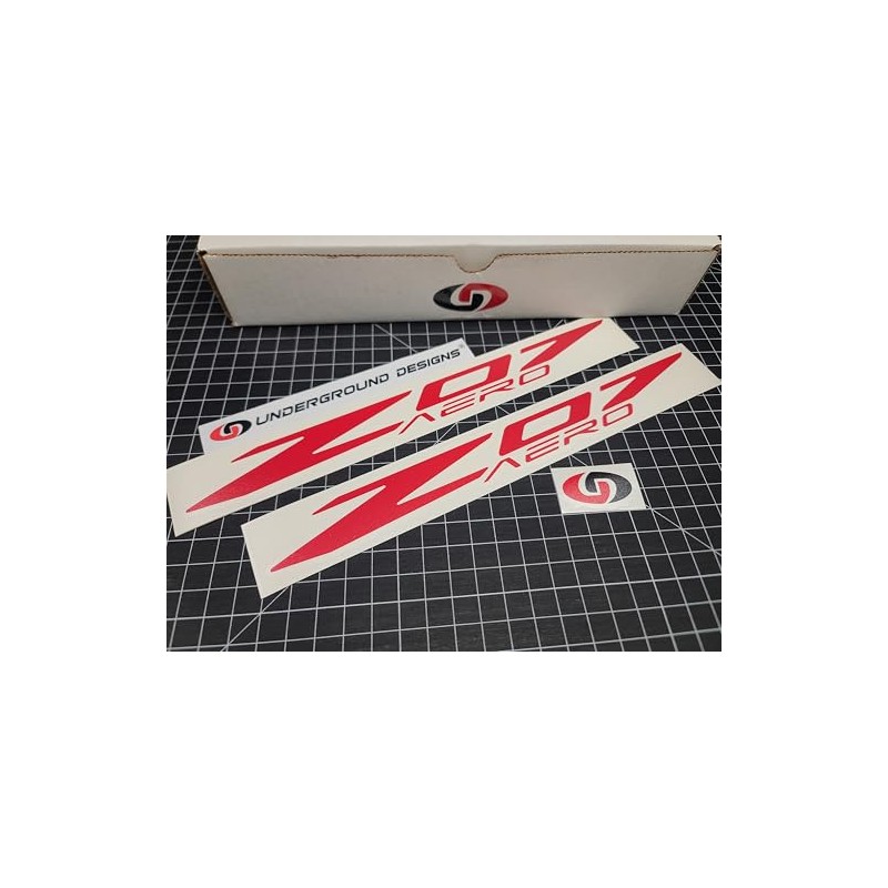 Z07 Decals (2pk) Performance Package Racing Aero Accent Stickers Fits