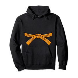 Judo belt orange belt Judo 4th Kyu Obi, Jiu-Jitsu, Aikido Pullover Hoodie
