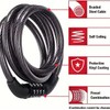 Bike Lock Bicycle Locker 4 Digit Combination 100cm Long Cycle